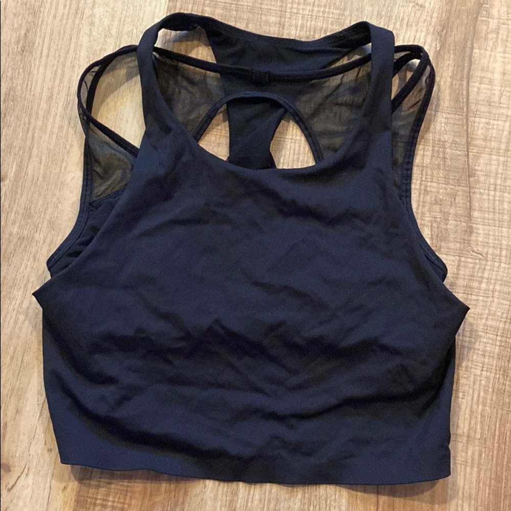 Lululemon mesh crop top